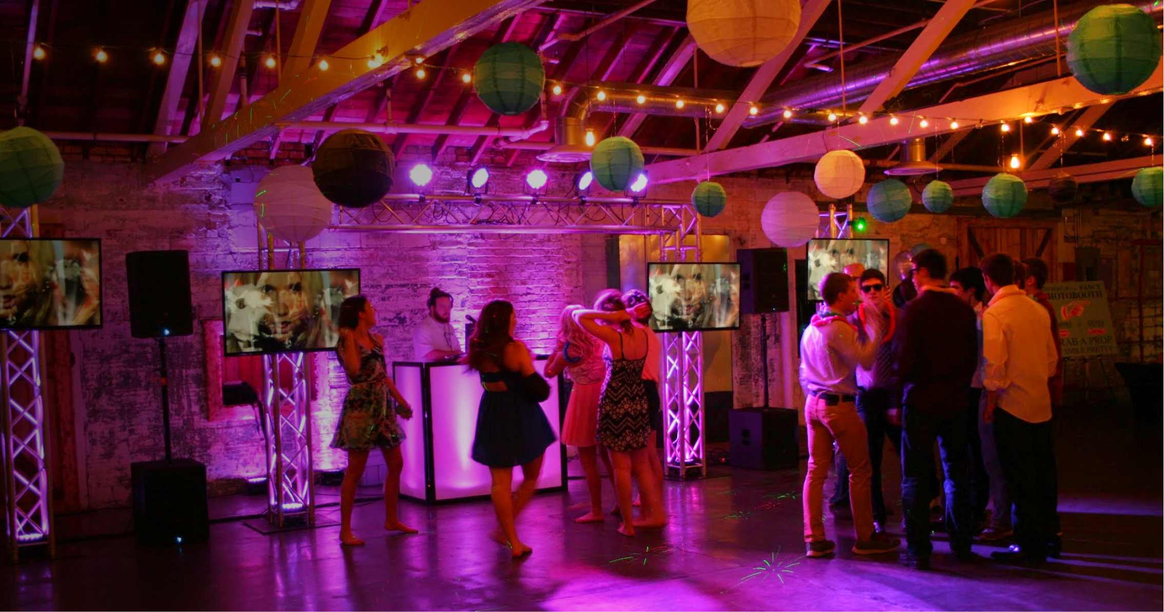 A lively wedding event, hosted by PowerPlay DJ providing full DJ event services.
