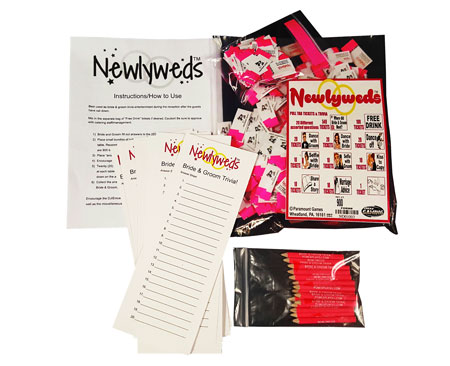 newlyweds wedding trivia package